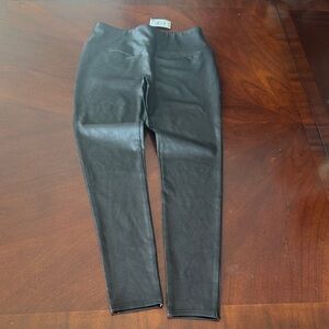 Bar III Glossy Black Leggings